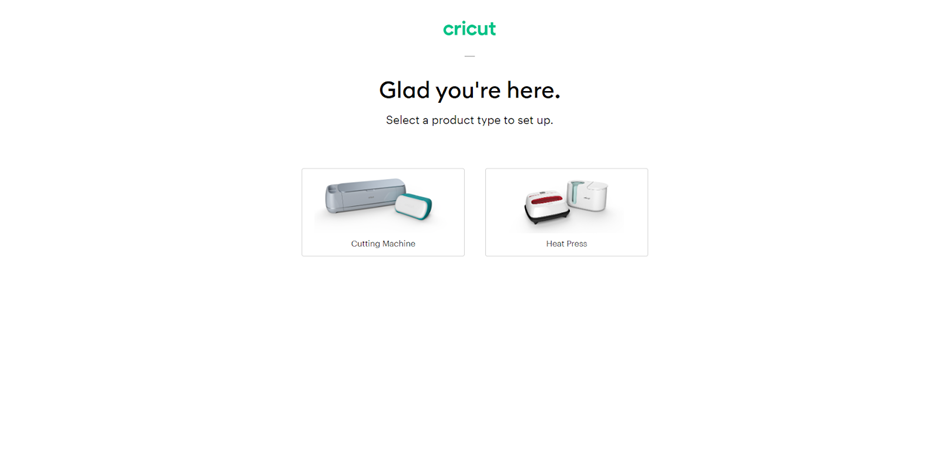 Open the Cricut app and select your machine
